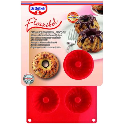 Dr. Oetker Silikon-Gugelhupfform Mini 6er