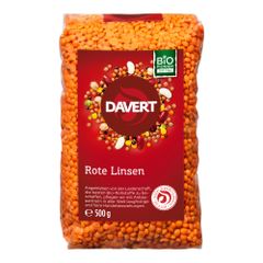 Bio Rote Linsen 500g - 8er Vorteilspack von Davert