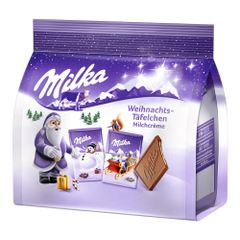 Milka Mini Weihnachtstäfelchen Schokolade 150g von Milka