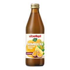 Bio Kombucha Maracuja-Zitrone MW 330ml - 10er Vorteilspack von Voelkel