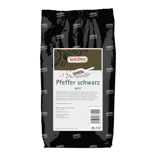 Pfeffer schwarz ganz 1000g von Kotanyi