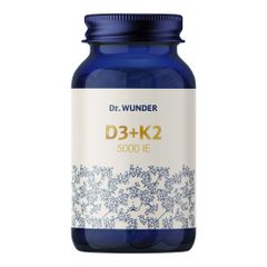 Bio Vitamin D3+K2 5.000 IE 120ct - 6er Vorteilspack von Dr.wunder