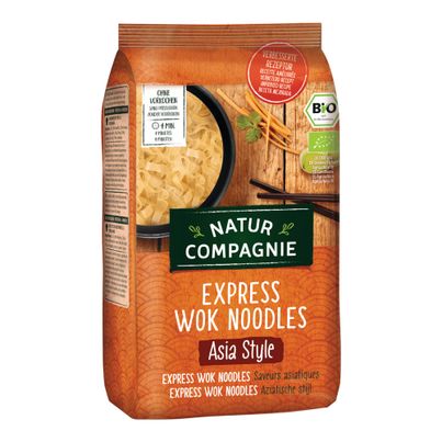 Bio Express Wok Nudeln Asia 250g - 10er Vorteilspack von Natur Compagnie