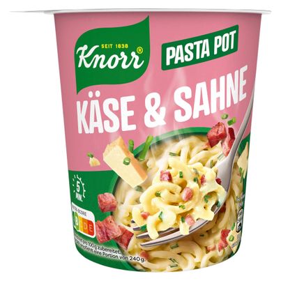 Knorr Pasta Snack Käse-Sahne-Sauce 63g - Instant Nudeln von Knorr