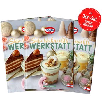 Dr. Oetker Rezeptbuch: Süße Weihnachtswerkstatt 3er Set