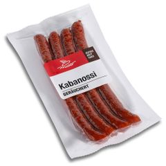 Kabanossi geräuchert 4 Stück 180g - 5er Vorteilspack - Kräftig geräucherte Meterwurst mit viel würzigem Paprika - Glutenfrei und Laktosefrei von Moser Wurst