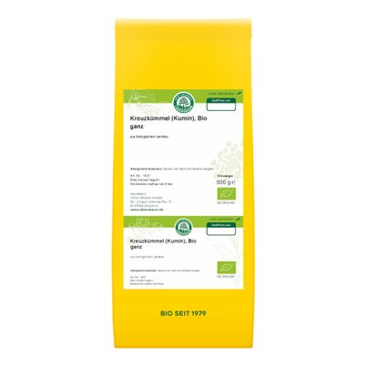 Bio Kreuzkümmel - Cumin ganz 500g - Einzelgewürz von Lebensbaum