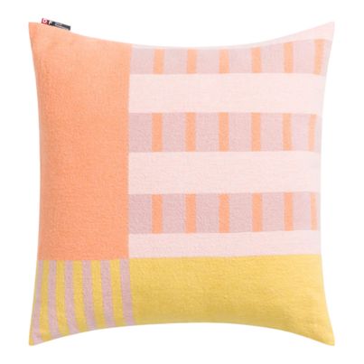 Cushion Cover Patch Color Yellow 50x50cm by David Fussenegger