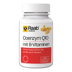 Bio Coenzym Q10 mit B-Vitaminen 50ct - 4er Vorteilspack von Raab Vitalfood