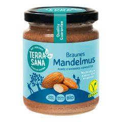 Bio Braunes Mandelmus 250g - 6er Vorteilspack von Terrasana