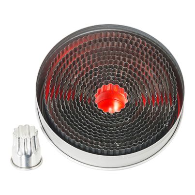 Ausstechersatz gewellt 14Stück von Contacto Bander