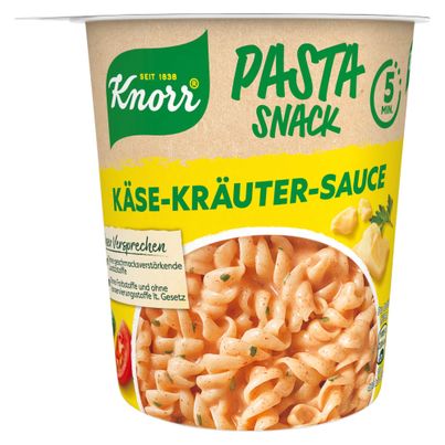 Knorr Pasta Snack Käse-Kräuter-Sauce 65g - Instant Nudeln von Knorr