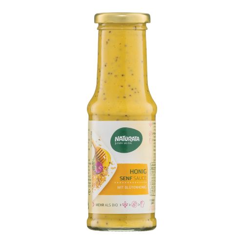 Organic honey mustard sauce 210ml - value pack of 6 from Naturata