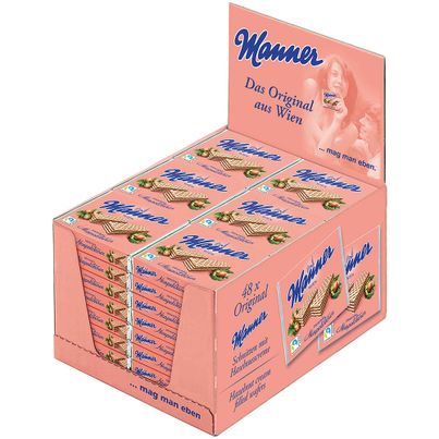 Manner Original Neapolitaner Schnitten 48 Stück 3600g