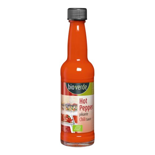 Organic Hot Pepper Sauce 100ml - value pack of 6 from Bio Verde