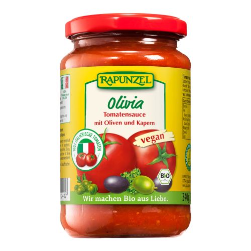 Bio Tomatensauce Olivia 340g - 6er Vorteilspack von Rapunzel