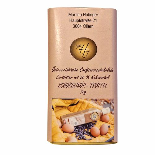 Schokolade Schokolikör-Trüffel 70g