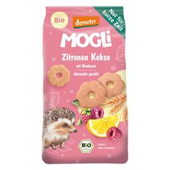 Bio Zitronen Kekse mit Himbeeren 125g - 7er Vorteilspack von Mogli