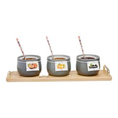 Set gastrobar wood gray from Unterweger Jams UWE