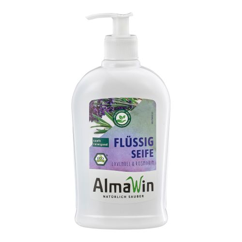 Bio Seife Lavendel Rosmarin 500ml - 6er Vorteilspack von Almawin