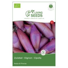 Bio Lauchzwiebel Rossa lunga di Firenze 4.85g Saatgut von Living Seeds