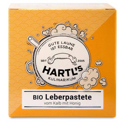 Bio Leberterrine vom Kalb mit Bienenhonig 100g - Fertiggericht von Hartls Kulinarikum