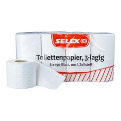 Toilettenpapier 3lg. 150 Blatt von Selex