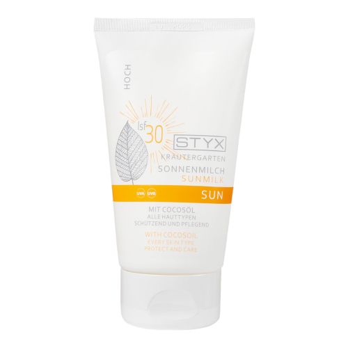 Organic sun milk LSF 30 150ml from styx naturcosmetic