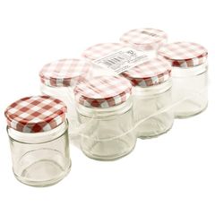 Einkochglas mit Deckel - 6er Vorteilspack von Glasproduktion