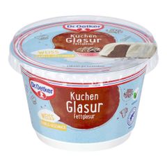 Dr. Oetker Kuchen Glasur Weiß Vanille-Geschmack 200g