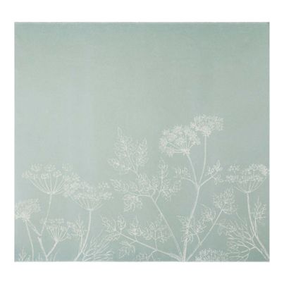 Bedspread Throw Floral Color Light Green 240x220cm by David Fussenegger