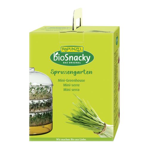 Bio bioSnacky Sprossengarten gewölbte Deckel 1 Stück von bioSnacky - Rapunzel