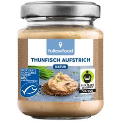 Organic Plain Tuna Cream 120g – 6-pack value pack from Followfood