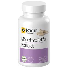Bio Mönchspfeffer Extrakt Kapseln 60ct - 4er Vorteilspack von Raab Vitalfood