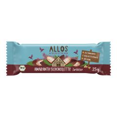 Bio Amaranth Schokolette-Zartbitt. 25g - 16er Vorteilspack von Allos