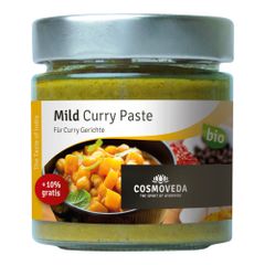 Bio Mild Curry Paste 175g - 6er Vorteilspack von Cosmoveda