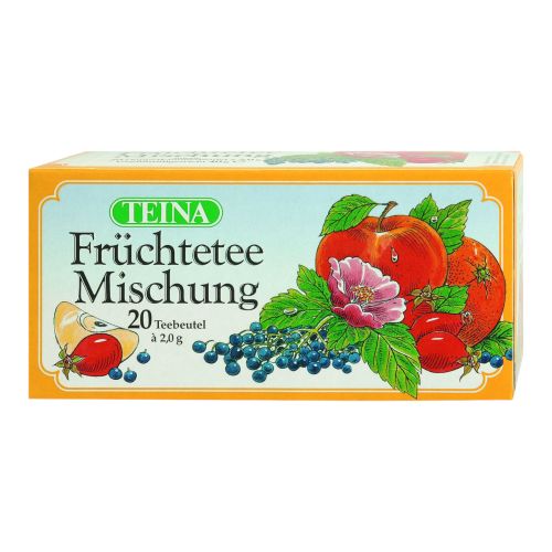 Früchtetee Mischung 20 Beutel von Teina