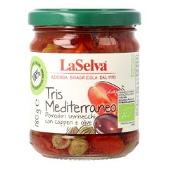 Bio Tris Mediterraneo in Öl 180g - 6er Vorteilspack von La Selva
