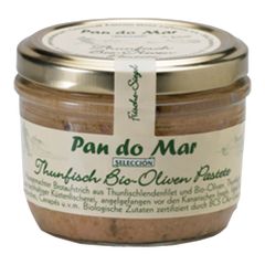 Bio Thunfisch Bio-Oliven Pastete 125g - 6er Vorteilspack von Pan Do Mar
