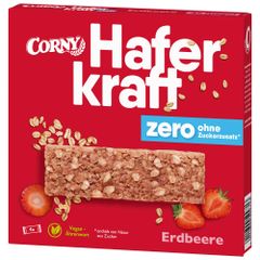 Corny Haferkraft Erdbeer Zero 4er 140g