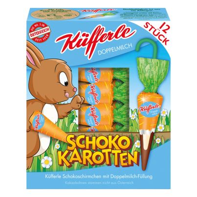 Küfferle Schokokarotten Doppelmilch 12er 162g