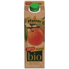 Organic orange juice 100 percent 1000ml from Pfanner