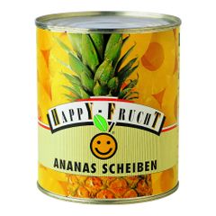 Ananasscheiben 825g von Happy Frucht