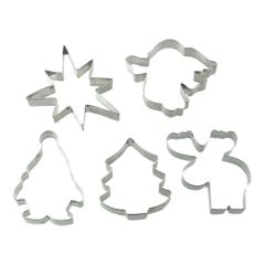 Oe Ausstecher Weihnachten 5Stück von Dr.Oetker