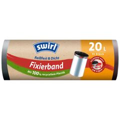 Müllsäcke Fixierband 20 l 15ct - 9er Vorteilspack von Swirl