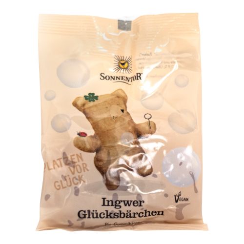 Organic Ginger Care Bears 100g - value pack of 10 from Sonnentor