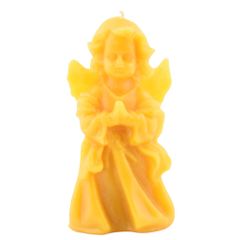 Bienenwachskerze betender Engel 10cm