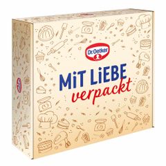 Dr. Oetker Kartonverpackung Mit Liebe verpackt