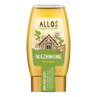 Bio Akazienhonig Spender 250g - 6er Vorteilspack von Allos