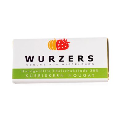 Wurzers Kürbiskern Nougat Vollmilchschokolade 70g